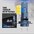 H3 - AUTO GLOW A10 - 72 WATTS - 7200 LUMENS - 6 MONTHS WARRANTY