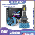 H4 - X-7seven Apollo Plus LED Headlights High/Low Beam - 190Watts 38000 Lumens