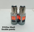 P21/5W (1157) - AutoGlow S1 Series LED Brake Light Bulbs - Double Point - 6 months warranty