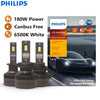 H4 - Philips ultinon Rally 3590 Led Headlights Bulbs - 180Watts 15000LM - International Version