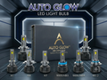 H4 - Auto Glow Platinum Series LED Headlights High/Low Beam - 260Watts 65000 Lumens One Year warranty